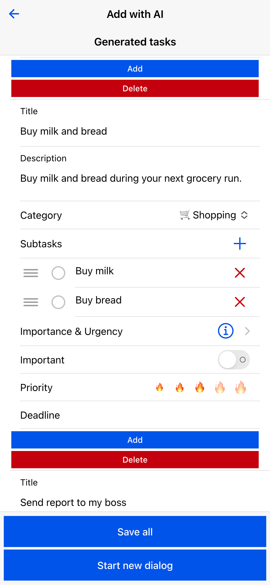 Ревью задач перед сохранением